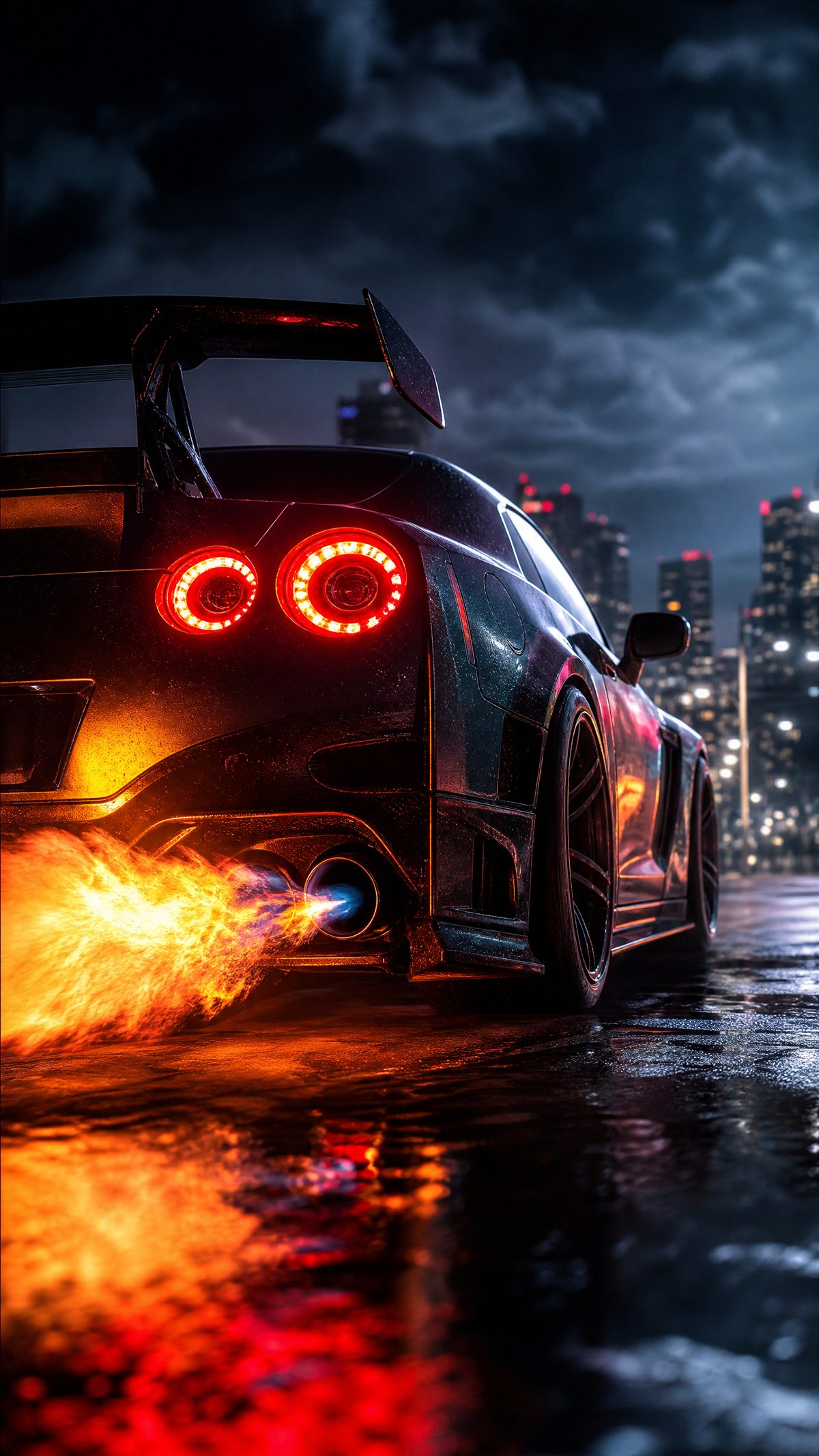 91-跑车排气火焰短视频